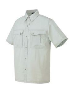 เสื้อเชิ้ตแขนสั้น (unisex) สีเทาเงิน SS
