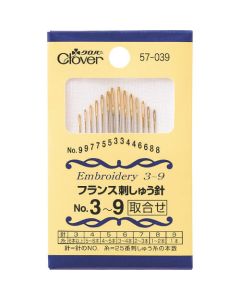 Goldeye embroidery needles ชุดละ 14เส้น