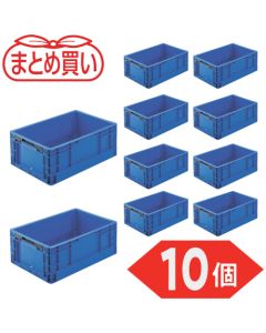 กล่องพลาสติกพับได้ Oricon ชนิด TPO รุ่น TP Standard ขนาด 32 ลิตร สีน้ำเงินเข้ม จำนวน 10 ชิ้น