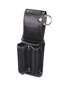 กระเป๋าใส่คัตเตอร์ / ปากกามาร์คเกอร์ 2 ช่อง Light PU Leather