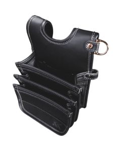 กระเป๋าเครื่องมือช่างคาดเอวแบบบาง 3 ชั้น Light PU Leather