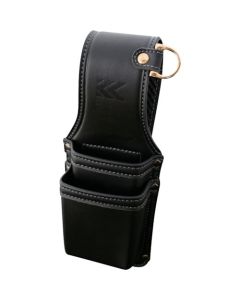 กระเป๋าเครื่องมือช่างคาดเอว 2 ชั้น Light PU Leather