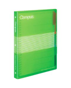 แฟ้มเอกสาร Campus (กลาง) B5 (26 รู) สีเหลืองอมเขียว 10 แผ่น Ru-P334YG