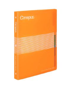 แฟ้มเอกสาร Campus (กลาง) B5 (26 รู) สีส้ม 10 แผ่น Ru-P334YR