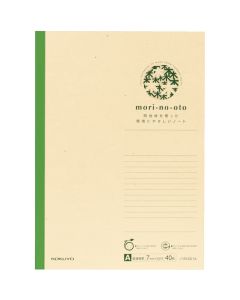 สมุดโน้ตไม้บาง Mori-no-oto A4 แพ็ค 10 เล่ม No-EK201A x 10