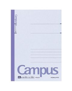 สมุดโน๊ต Campus Notebook No.6 สมุดปกอ่อน Semi-B5 หนาพิเศษ มีเส้น 50 แผ่น x 10 เล่ม No. 5ULN x 10