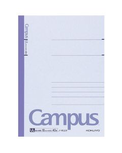 สมุดโน๊ต Campus Notebook No.6 สมุดปกอ่อน Semi-B5 หนาพิเศษ มีเส้น 40 แผ่น x 20 เล่ม No.4ULN x 20