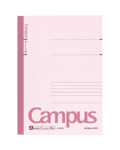 สมุดโน้ต Campus Notebook Semi-B5, A-lined, 7mm, 50 แผ่น, 10 เล่ม, No. 5AN x 10