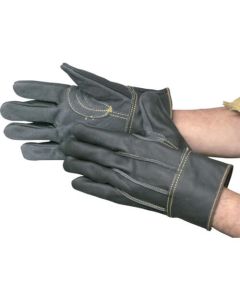 Cowhide Grain Leather Gloves 10ชุด