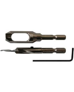 Hexagonal Shank Countersink Drill & Plug Cutter 3x8x8 Set 1เส้น