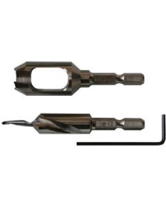 Hexagonal Shank Countersink Drill & Plug Cutter 4x12x12 Set 1เส้น
