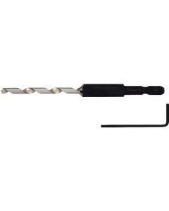 H.S.S.Hexagonal Shank Countersink Drill for Wood Deck 4.5x10x80L 1เส้น