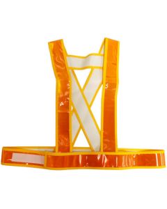 เสื้อกั๊กนิรภัยแบบคาดเอวแบบสั้น <สีส้ม>