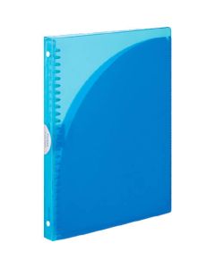 แฟ้มเอกสาร Campus ปรับแบบบาง B5 (26 รู) สีฟ้าอ่อน Ru-AP711LB
