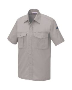 เสื้อเชิ้ตแขนสั้น (unisex) สีเทา 5L