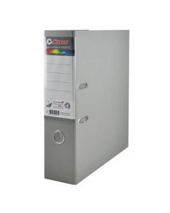 แฟ้มสันกว้าง F4 สัน 3 นิ้ว เทา (แพ็ค3เล่ม) ตราม้า 1002F