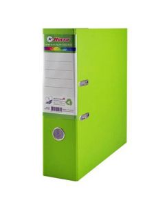 แฟ้มสันกว้าง F4 สัน3" เขียวอ่อน แพ็ค3เล่ม ตราม้า 1002F