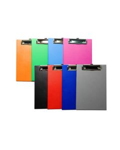 คลิปบอร์ดหนังเทียม A5 คละสี ออร์ก้า 103