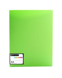 แฟ้มโชว์เอกสาร A4 เขียว (40 ซอง) ออร์ก้า DT-401