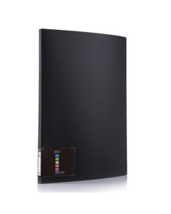 แฟ้มโชว์เอกสาร A4 ดำ (20ซอง/เล่ม) ออร์ก้า DT-201