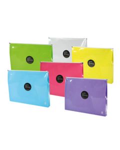 ซองซิปขยายข้าง A4 ใส ออร์ก้า ZE-401