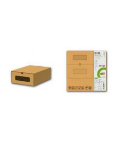 กล่องลิ้นชักอเนกประสงค์พับได้เล็ก 1 ชั้น น้ำตาล ONE