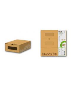 กล่องลิ้นชักอเนกประสงค์พับได้เล็ก 1 ชั้น ลายขาว ONE