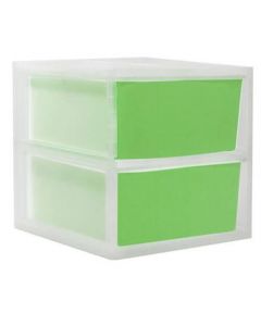 กล่องอเนกประสงค์พลาสติก ขาว-เขียว ออร์ก้า JSB-BO03