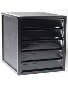 ตู้เอกสาร โครงดำลิ้นชักดำ ออร์ก้า FB-5