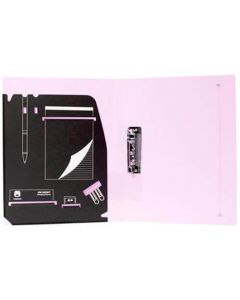 แฟ้มคลิปหนีบ A4 ชมพู ออร์ก้า FOL-LN07