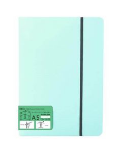 แฟ้มเสียบปากกา A5 เขียว ออร์ก้า FOL-LN03