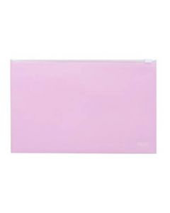 ซองซิปพลาสติก A5 ชมพู Pastel ออร์ก้า