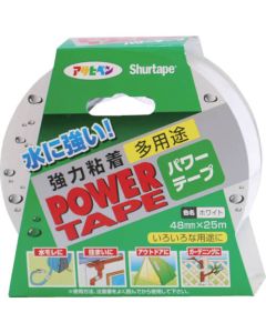 พาวเวอร์เทป 48มม. x 25ม. สีขาว