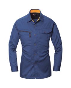 เสื้อเชิ้ตแขนยาว 6033-42-M สีน้ำเงินกรมท่า