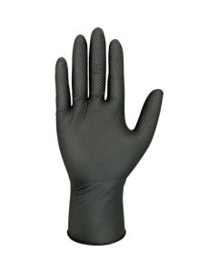 VooGO Black Disposable Nitrile Gloves 10 กล่อง กล่องละ 50 แผ่น