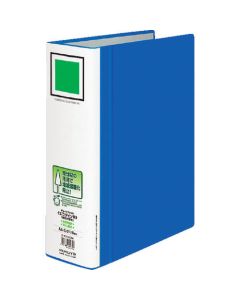 แฟ้มท่อ <Eco-Twin R> ไม้เนื้อบาง A4 แนวตั้ง 80 มม. จัดเก็บ 800 แผ่น สีน้ำเงิน Fu-RTK680NB