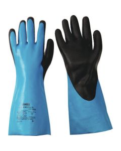 Solvent Resistant Gloves u-chem 3200 cut D 1ชุด