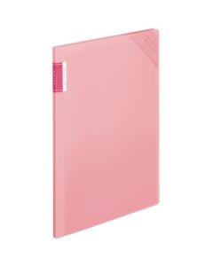 แฟ้มใส Motte (ชนิดยึดตายตัว) A4 แนวตั้ง สีชมพูอ่อน 6 ช่อง FU-LM5710LP-6