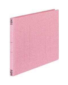 แฟ้มแบน (ทำจากไม้บาง) A4 แนวนอน 15 มม. บรรจุ 150 แผ่น 2 รู สีชมพู FU-VK15P