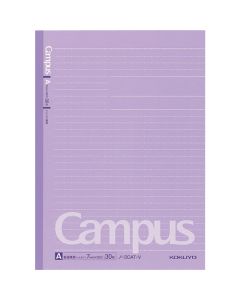 สมุดโน้ตสีกรม ปกจุดกึ่ง B5 กว้าง 7 มม. 30 บรรทัด 30 แผ่น สีม่วง