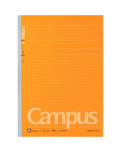 สมุดโน้ตแคมปัส (เส้นขีดจุด) A4 เส้น (เบอร์ 1) เส้นกว้าง 7 มม. 35 เส้น 40 แผ่น