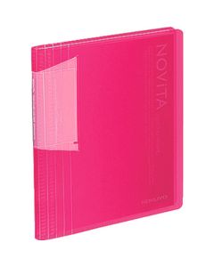 ที่ใส่โปสการ์ด <โนบิตะ> A6 แนวตั้งแบบตายตัว 60 กระเป๋า สีชมพู Hase-N60P