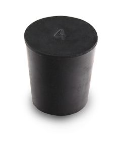 จุกยางธรรมชาติสีดำ เบอร์ 4 ขนาด 19.5 x 16 x 22.5 ซม.