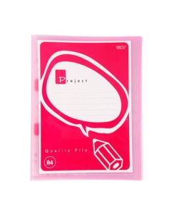 แฟ้มโชว์เอกสาร A4 ชมพู ออร์ก้า PFA-110