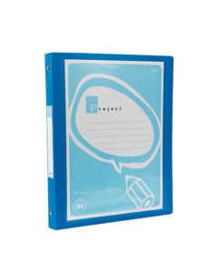 แฟ้มโชว์เอกสาร 3 ห่วง A4 ฟ้า ออร์ก้า A-333