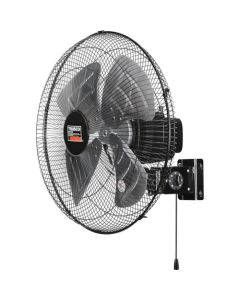 พัดลมอุตสาหกรรมแบบปิดสนิท ยี่ห้อ General Fan ชนิดติดผนัง ใบพัดอลูมิเนียม สีดำ