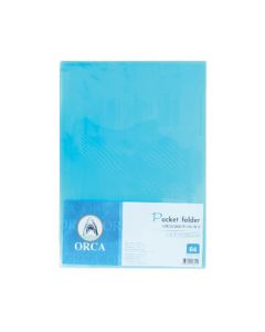 แฟ้มซอง A4 ฟ้า (แพ็ค12เล่ม) ออร์ก้า