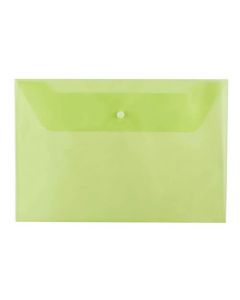 ซองกระดุมพลาสติก A4 เขียว ออร์ก้า A-120