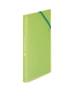 Clear-F holder-in A5 8P yellow-green
