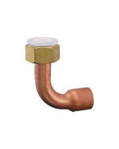 Copper Pipe Elbow c/w Nut 1อัน